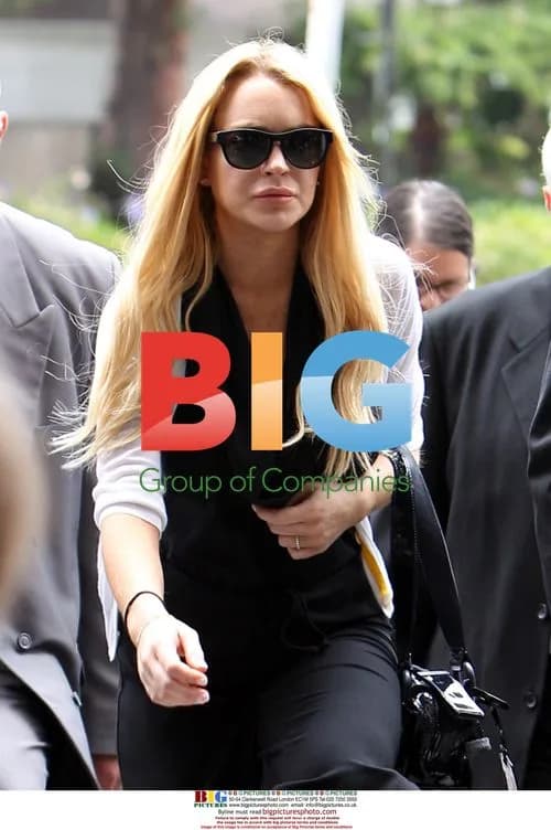 Lindsay Lohan Leaving Courthouse