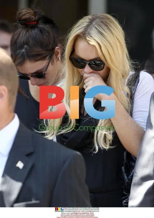 Lindsay Lohan Leaves Court Crying