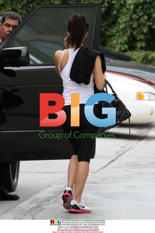 Kim Kardashian Leaving Gym