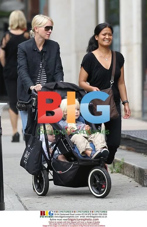 Naomi Watts steps out with sons