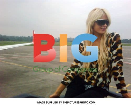 Paris Hilton at 2010 World Cup with Nicky