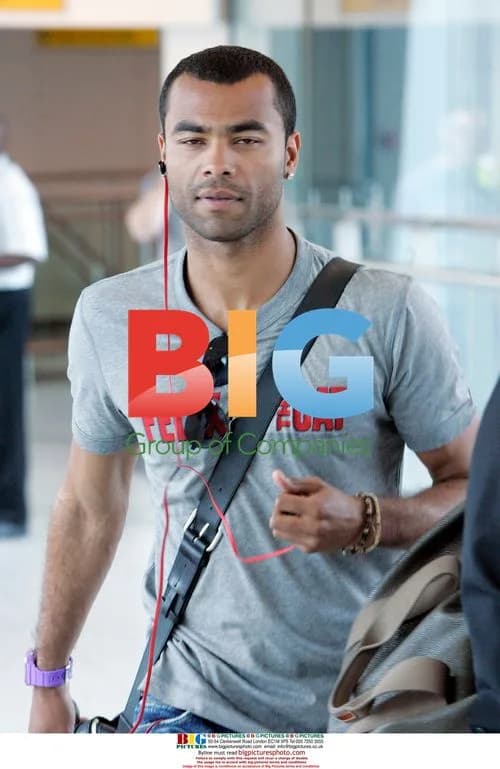 Ashley Cole at London Airport