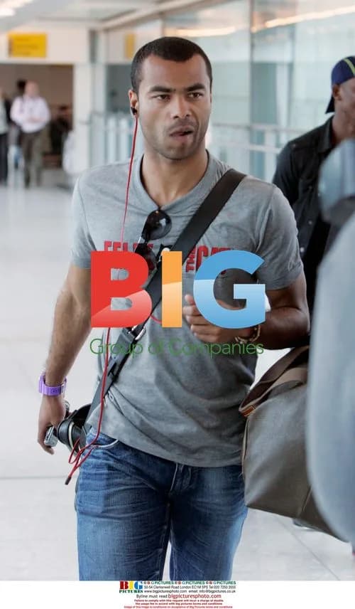 Ashley Cole at London Airport