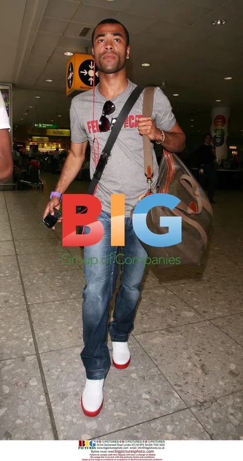 Ashley Cole Spotted at London Airport