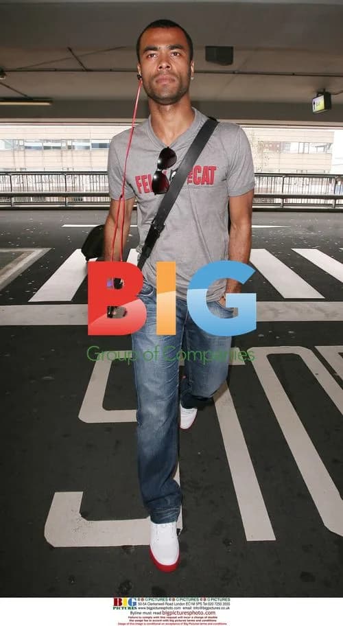 Ashley Cole at London Airport