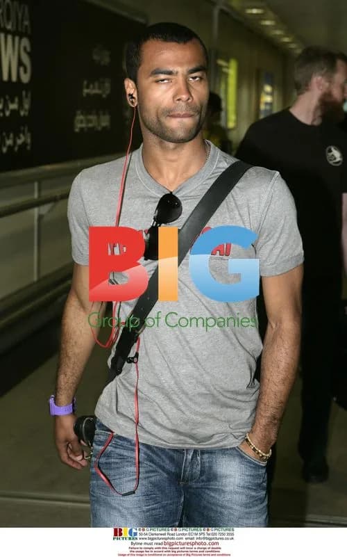 Ashley Cole Spotted at London Airport
