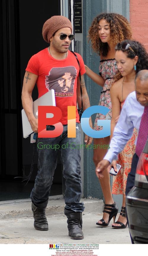 Lenny Kravitz Leaving NYC Photoshoot