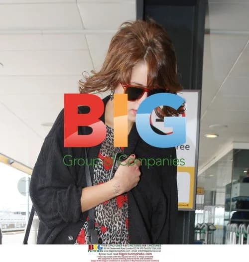 Peaches Geldof at London Airport