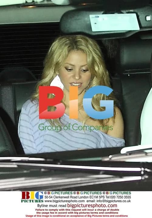 Shakira Leaves Premios Juventud Event