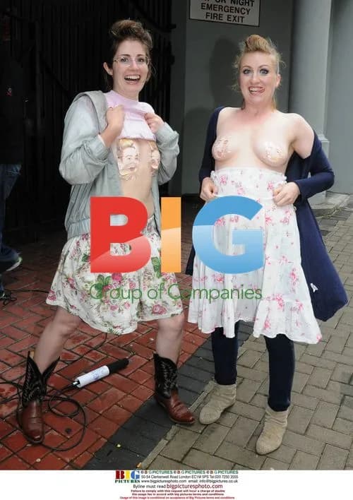 Youtubers flash Jedward at radio station