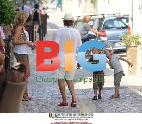 Rod Stewart and Family in France
