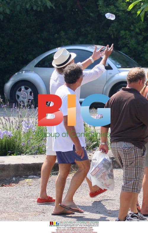 Rod Stewart Family Walk in France