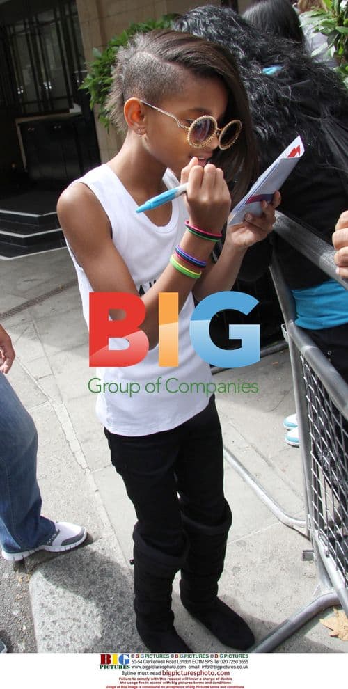 Willow Smith outside The Dorchester