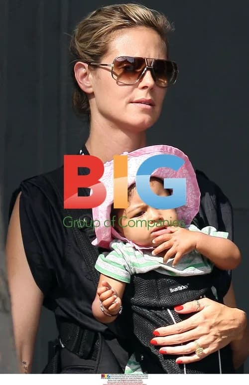 Heidi Klum with kids in NYC