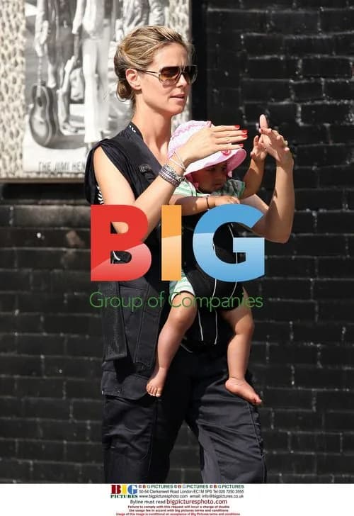 Heidi Klum and children in New York