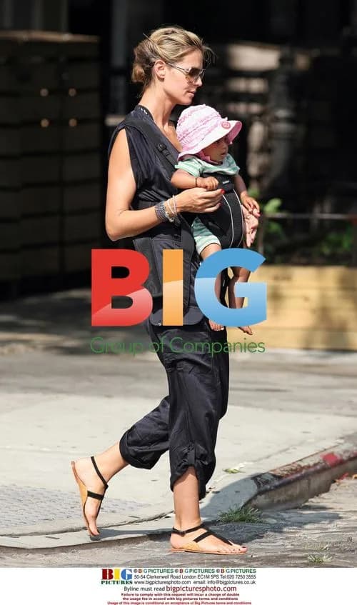 Heidi Klum with Kids in NYC