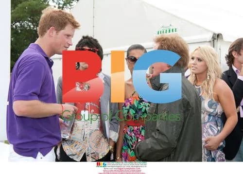 Prince Harry and friends at Asprey World Cup