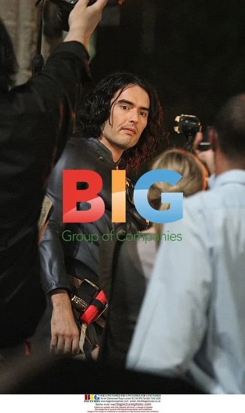Russell Brand Filming 'Arthur' as Batman