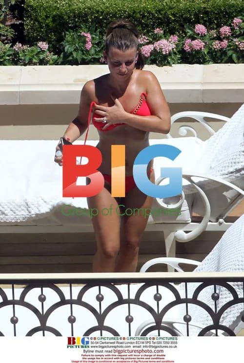 Wayne and Coleen Rooney Poolside in California