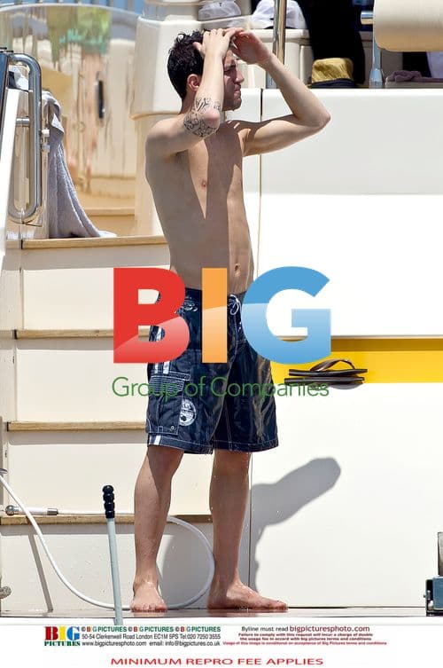 Cesc Fabregas on Holiday in Ibiza