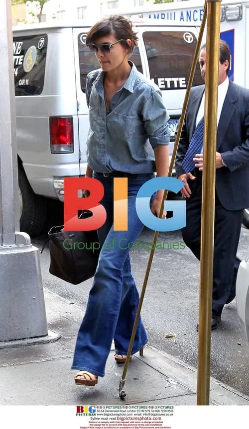 Katie Holmes in NYC Apartment