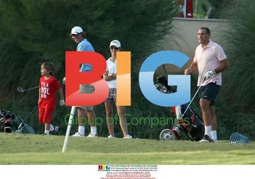 Rafael Nadal Playing Golf With Girlfriend