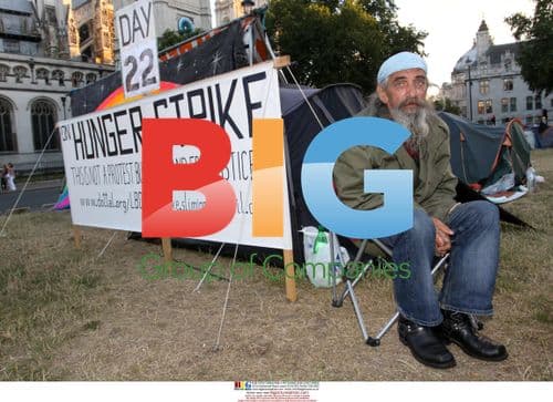 Parliament Square peace protesters in London