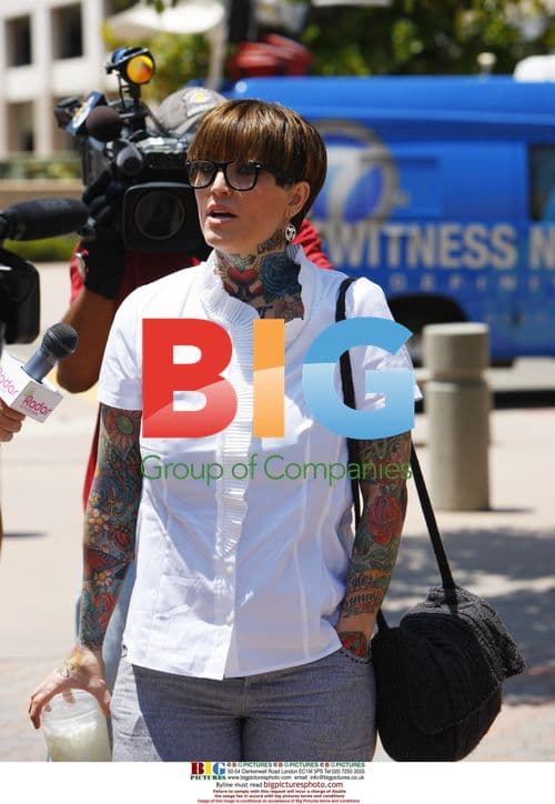 Janine Lindemulder Arrives at Court Hearing