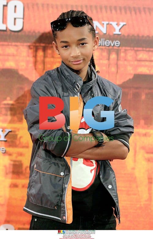 Jackie Chan and Jaden Smith at Karate Kid Premiere