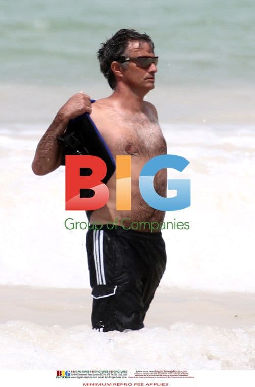 Jose Mourinho on holiday in Africa