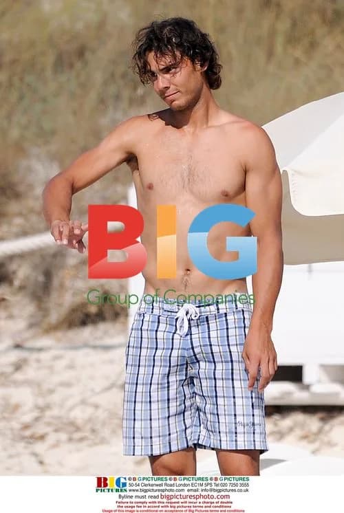 Rafael Nadal Playing Football on Beach
