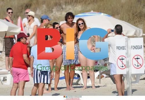 Rafael Nadal Playing Football on Beach