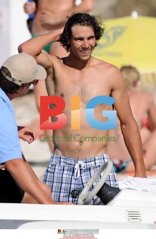 Rafael Nadal Playing Football on Beach