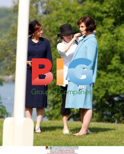 Katie Holmes on 'The Kennedy's' Set