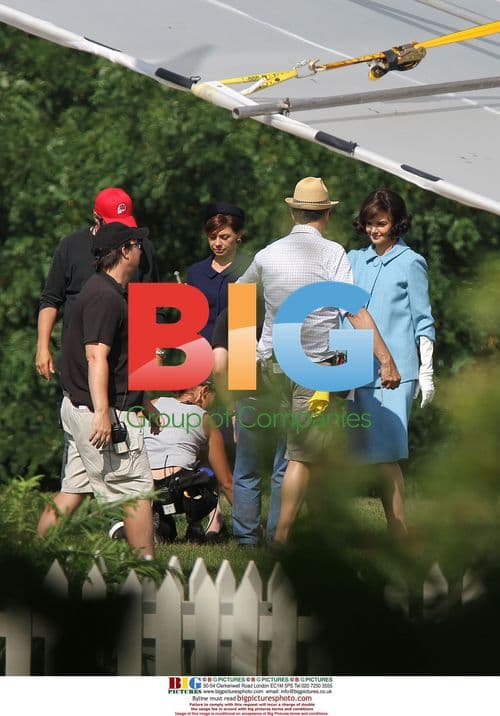 Katie Holmes on 'The Kennedys' set