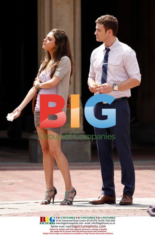 Mila Kunis and Justin Timberlake film "Friends with Benefits"