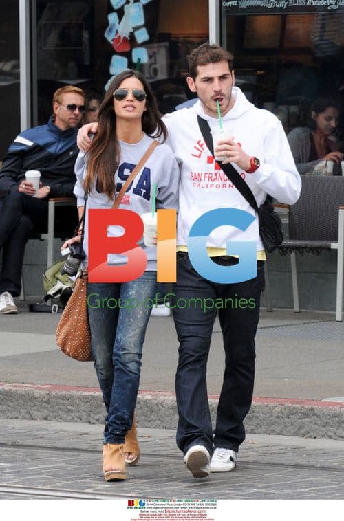 Iker Casillas and Sara Carbonero in San Francisco