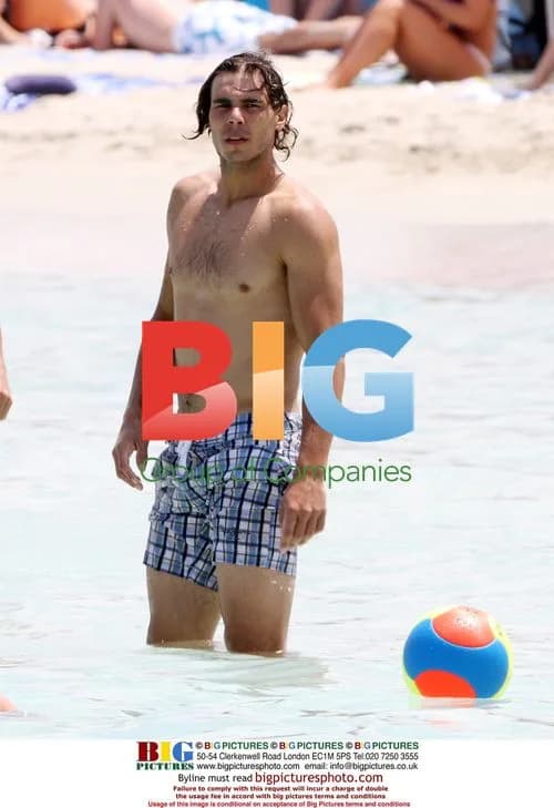 Rafael Nadal's Beach Day in Formentera