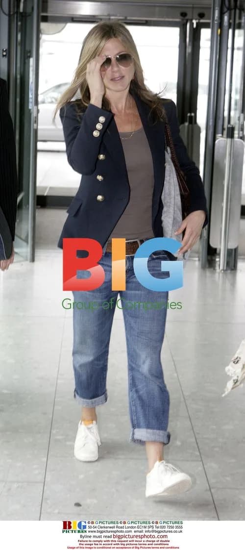 Jennifer Aniston Departs Heathrow Airport