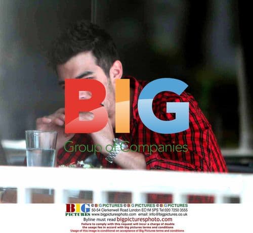 Joe Jonas Eats Veggie Burger