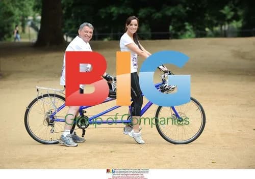 Miss England, Katrina Hodge, and Graham Taylor launch Pedal to Paris