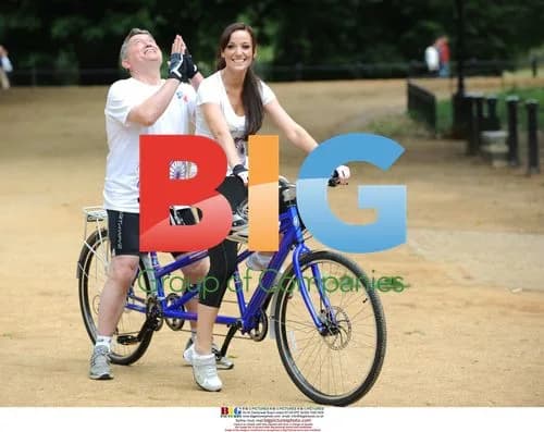 Miss England and Graham Taylor Launch Pedal to Paris
