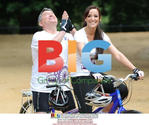 Miss England, Katrina Hodge, Graham Taylor Launch Pedal to Paris