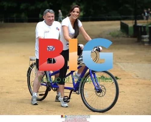 Miss England and Graham Taylor launch Pedal to Paris