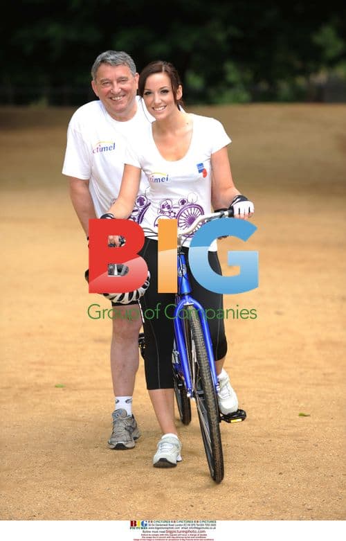Miss England and Graham Taylor launch Pedal to Paris