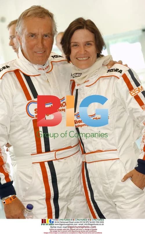 Johnnie Walker and daughter Beth at Silverstone Classic