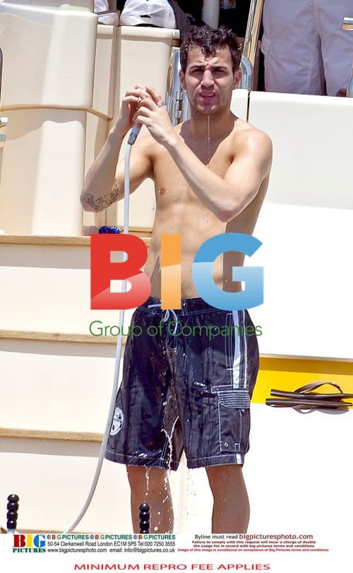 Cesc Fabregas on Holiday in Ibiza