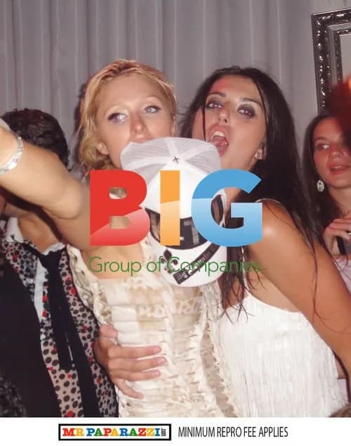 Paris Hilton and Nicky Hilton party in St Tropez