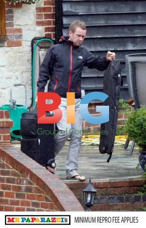 Adam Waldron leaves Kerry Katona's home