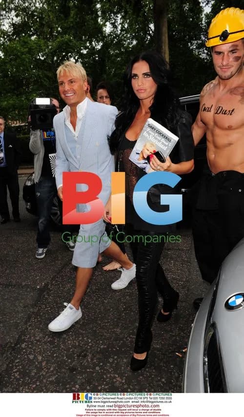 Katie Price Arrives at Friend's Book Launch